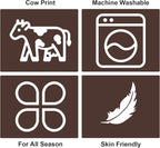 Soft Cow Print Blanket, Ultra Cozy Cow Throw Blanket - Image 5