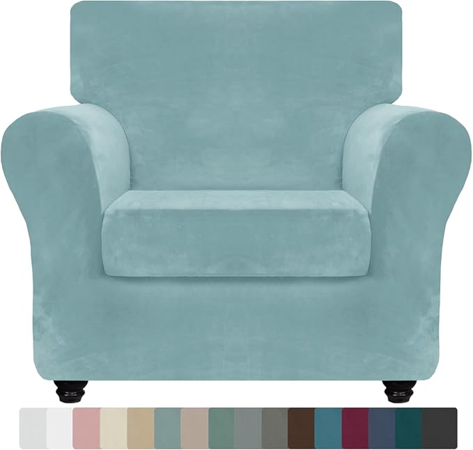 ZNSAYOTX Luxury Velvet Chair Slipcovers by ZNSAYOTX