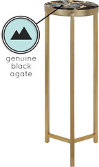 Kate and Laurel Aguilar Glam Drink Table, Transitional Tea Table and Plant Stand - Image 5