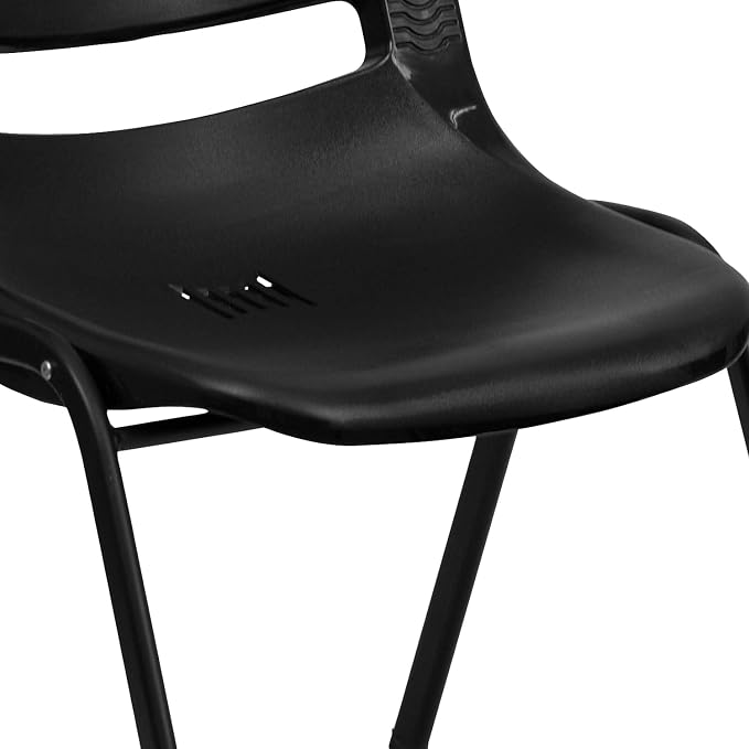 Flash Furniture HERCULES Series 440 lb. Capacity Kid's Black Ergonomic Shell - Image 9