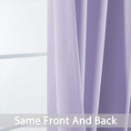 Yakamok Room Darkening Curtains 52x90 inch Length Lilac-Living Room | 2 panels - Image 4