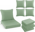 Summsun Outdoor Cushions for Patio Furniture, Double-Sided Waterproof Backrest by SUMMSUN