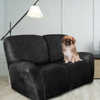 ANARACHON Loveseat Recliner Cover Leather Look Recliner Loveseat Covers - Image 2