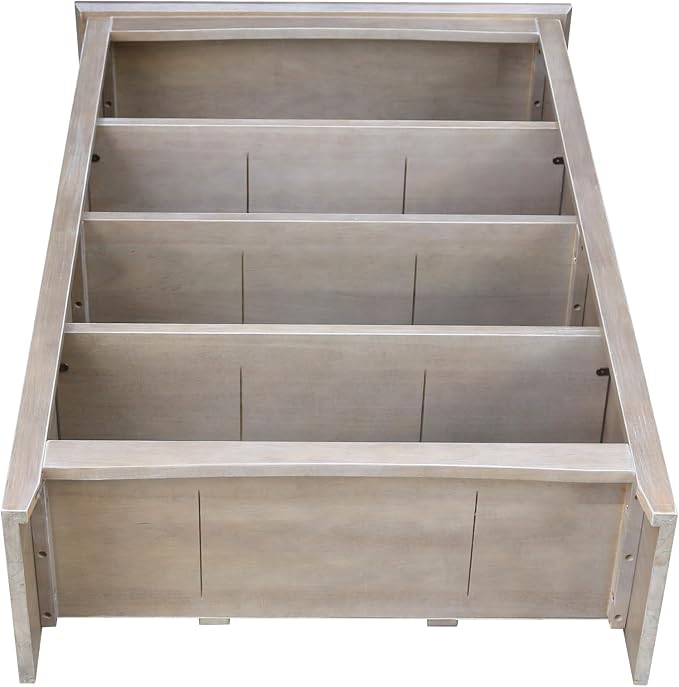 Shaker Solid Wood Bookcase, Washed Gray Taupe - Image 7