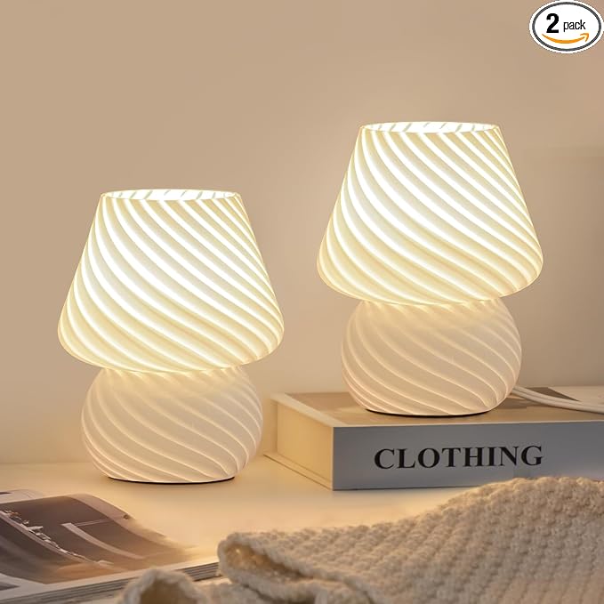 ONEWISH Mushroom Lamps Set of 2 by onewish