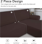 PureFit Super Stretch Sectional Couch Covers - Image 5