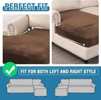 H.VERSAILTEX Velvet Stretch Individual Chaise Cover Sectional Couch Covers - Image 6