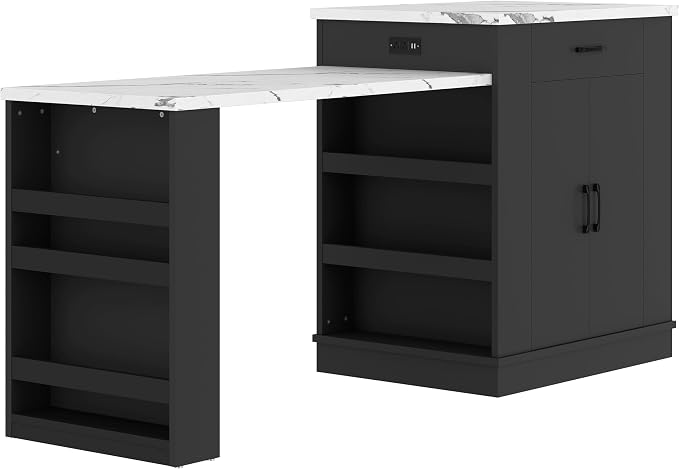 Modern Extendable Dining Table - Image 9