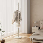 Muwuele Solid Wood Cactus Coat Rack, Freestanding Coat Rack - Image 2