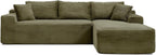 108 Inch Cloud Sectional Couch, Modern Modular Sectional Sofa - Image 9