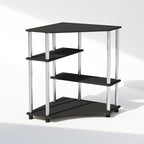 Furinno Turn-N-Tube Storage Shelves, 4-Tier Corner Shelf, Toolless Assembly - Image 3