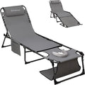 KingCamp Lounge Chair with face Hole, 400LBS Tanning Chairs by KingCamp