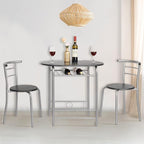 VINGLI 3 Piece Dining Set, Small Kitchen Table Set - Image 2