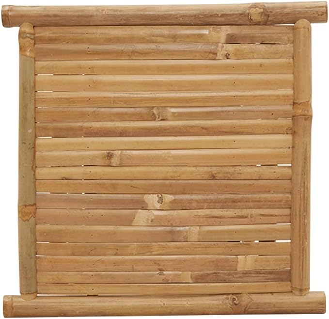 Bamboo Fiber Coffee Table with Storage Shelf, Eco-Friendly Modern Square End - Image 7