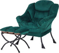 Welnow Lazy Chair with Ottoman, Modern Accent Chair with Armrests and a Side by LifeGetsBetterWithWelnow