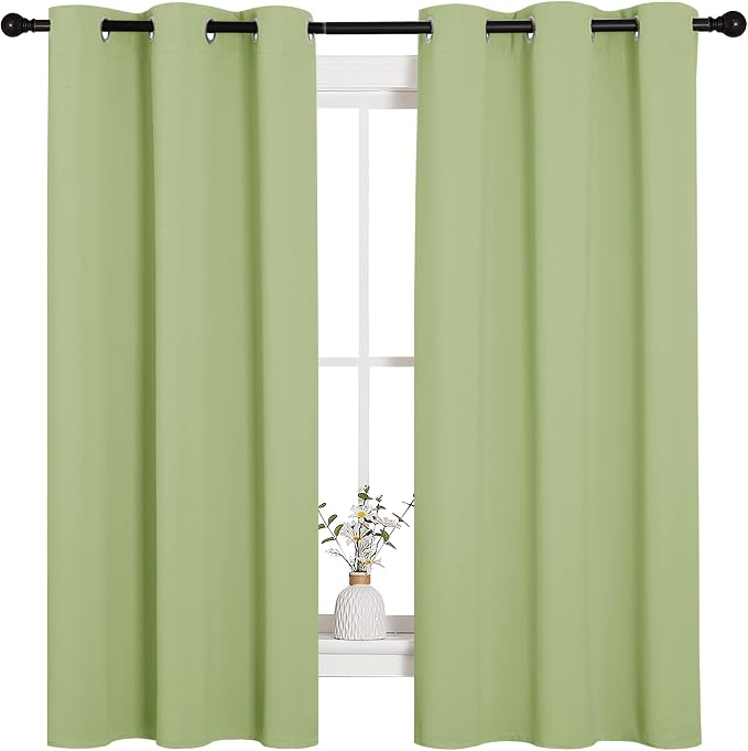 NICETOWN Nursery Curtains 63 inch Long, Thermal Insulated & Room Darkning - Image 8