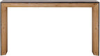 59" Wood Console Table for Entryway, Modern Sofa Table Behind Couch - Image 9