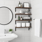 Fixwal Floating Shelves for Wall, Wood Wall Mounted Shelves for Bedroom - Image 6