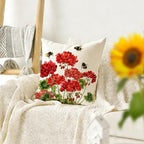 RABUSOFA Spring Summer Outdoor Pillow Covers 20x20 Inch Waterproof - Image 4