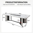 Hlivelood 94Inch Large Dining Table - Image 2
