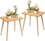 FORAOFUR End Tables Living Room Set of 2, Side Tables by FORAOFUR