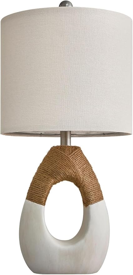 OYEARS 19” Boho Table Lamps Bedroom Living Room, Suitable - Image 7