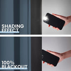 SimpleHome Stone Blue 100% Blackout Curtains Room Darkening Living Room 84L | - Image 4