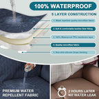 Turquoize 100% Waterproof Sofa Covers Chair Cover Slipcover Couch Protector - Image 3