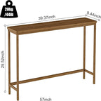 VASMIA Console Table, Entryway Table, Narrow Sofa Table, Living Room - Image 3