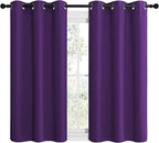 NICETOWN Purple Kitchen Blackout Curtains, Home Decoration Thermal Insulated - Image 2