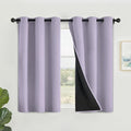 SimpleHome Lilac 100% Blackout Curtains Room Darkening Living Room 45 Inch | by SimpleHome