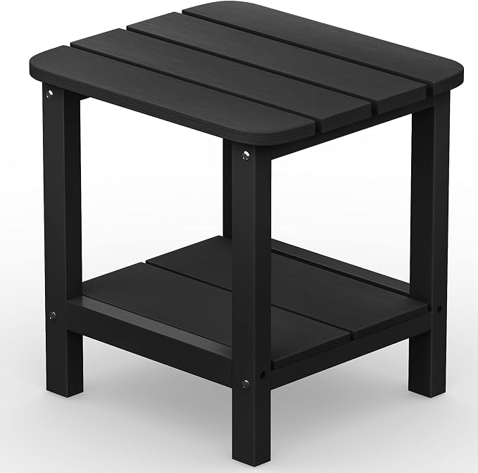 SERWALL Double Adirondack Side Table Rectangular End Table by SERWALL