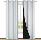 NICETOWN Blackout Curtains 80 inches Long, 2 Pieces, Full Light Blocking Drapes by NICETOWN