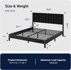 Avenco King Size Bed Frame - Image 2