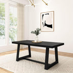 Plank+Beam 72 Inch Farmhouse Dining Table, Solid Wood Rustic Kitchen Table - Image 7
