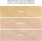 Plank+Beam Modern Solid Wood Console Table, 46 Inch, Sofa Table, Narrow - Image 8