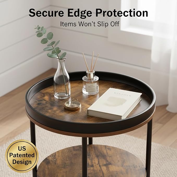 Dulcii Side Table, Round End Table - Image 8