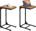 WLIVE C-Shaped End Table Set of 2, Small Couch Side Tables by WLIVE