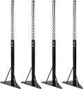 KAZAKA Adjustable Table Legs, 20-30 inch by KAZAKA