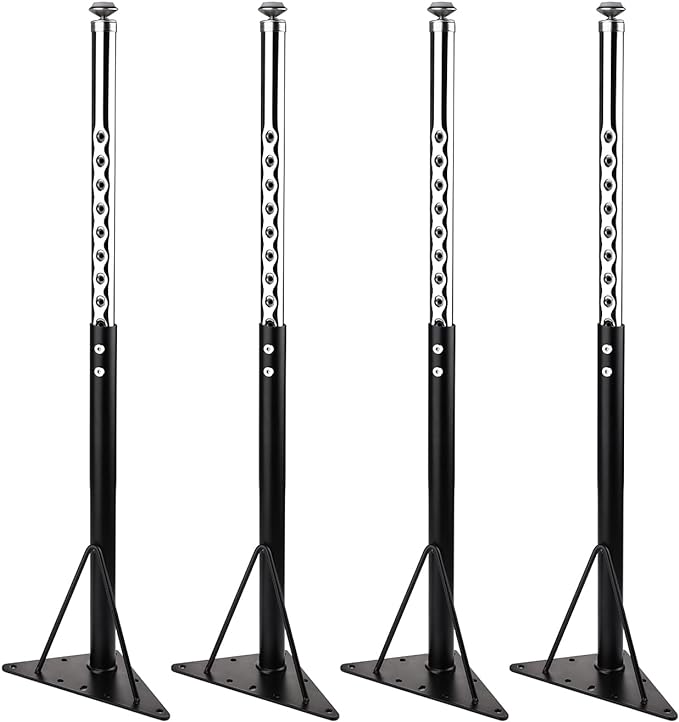 KAZAKA Adjustable Table Legs, 20-30 inch by KAZAKA