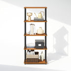 Furinno Turn-N-Tube Book Shelf, 5-Tier Bookshelf, Bookcase - Image 5