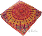 Mandala Floor Pillow Cover Meditation Cushion Seating Throw Hippie Round - Image 6
