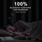 INOVADAY 100% Blackout Linen Curtains - Image 2