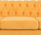 AVZEAR 3 seat Sofa, Velvet Sofa Living Room Large Sofa Modern Chesterfield - Image 6