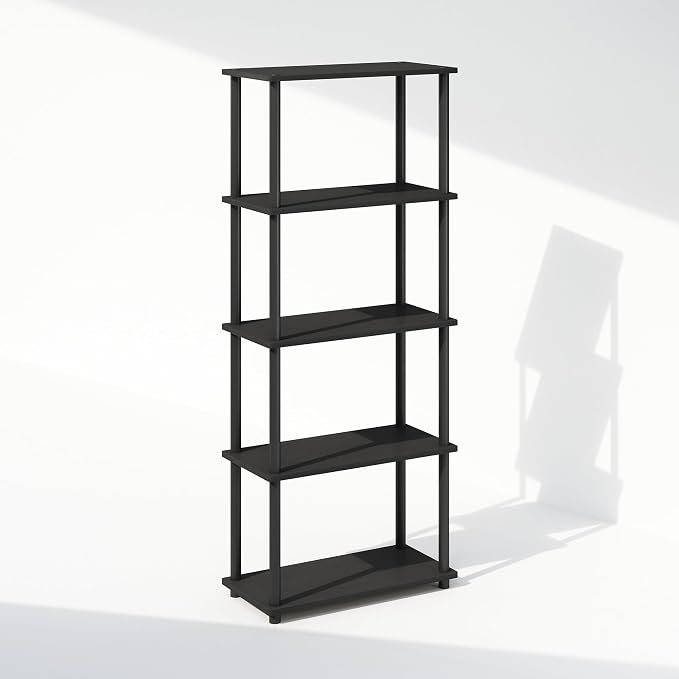Furinno Turn-N-Tube Book Shelf, 5-Tier Bookshelf, Bookcase - Image 4