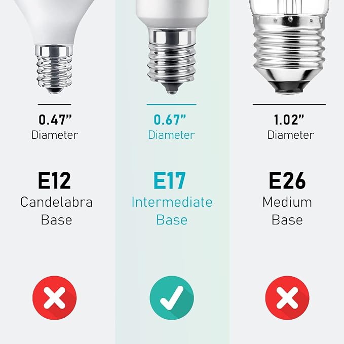 Maelsrlg E17 LED Bulb 6W, Intermediate Base Spotlight Bulb, Warm White 3000K - Image 2