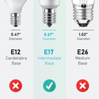 Maelsrlg E17 LED Bulb 6W, Intermediate Base Spotlight Bulb, Warm White 3000K - Image 2