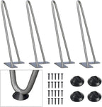 SMARTSTANDARD 12 Inch Heavy Duty Hairpin Furniture Legs, Metal Home DIY Projects by SMARTSTANDARD