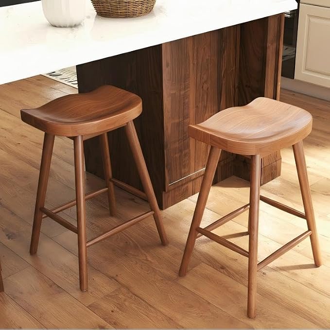 LukeAlon 24.25 Inch Bar Stools Set of 4 - Image 9
