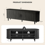 58" Mid Century Modern TV Stand - Image 3